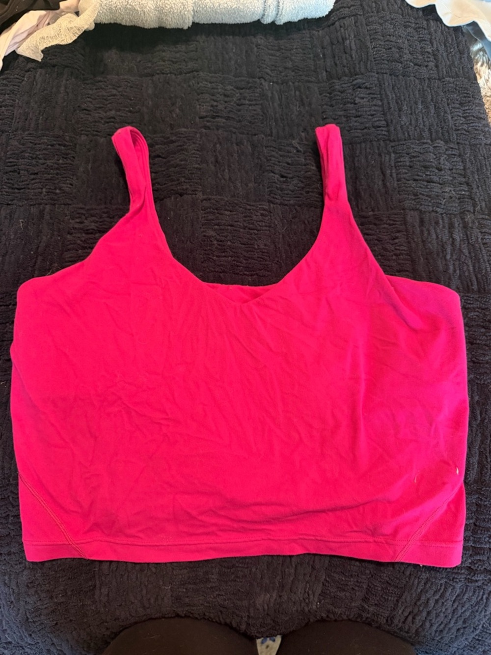 lululemon athletica Hot Pink Sports Bra align tank